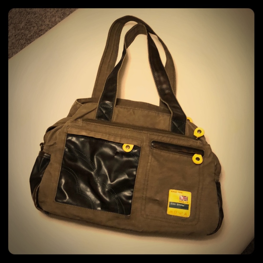 GUC love and vegan leather cotton purse from UK